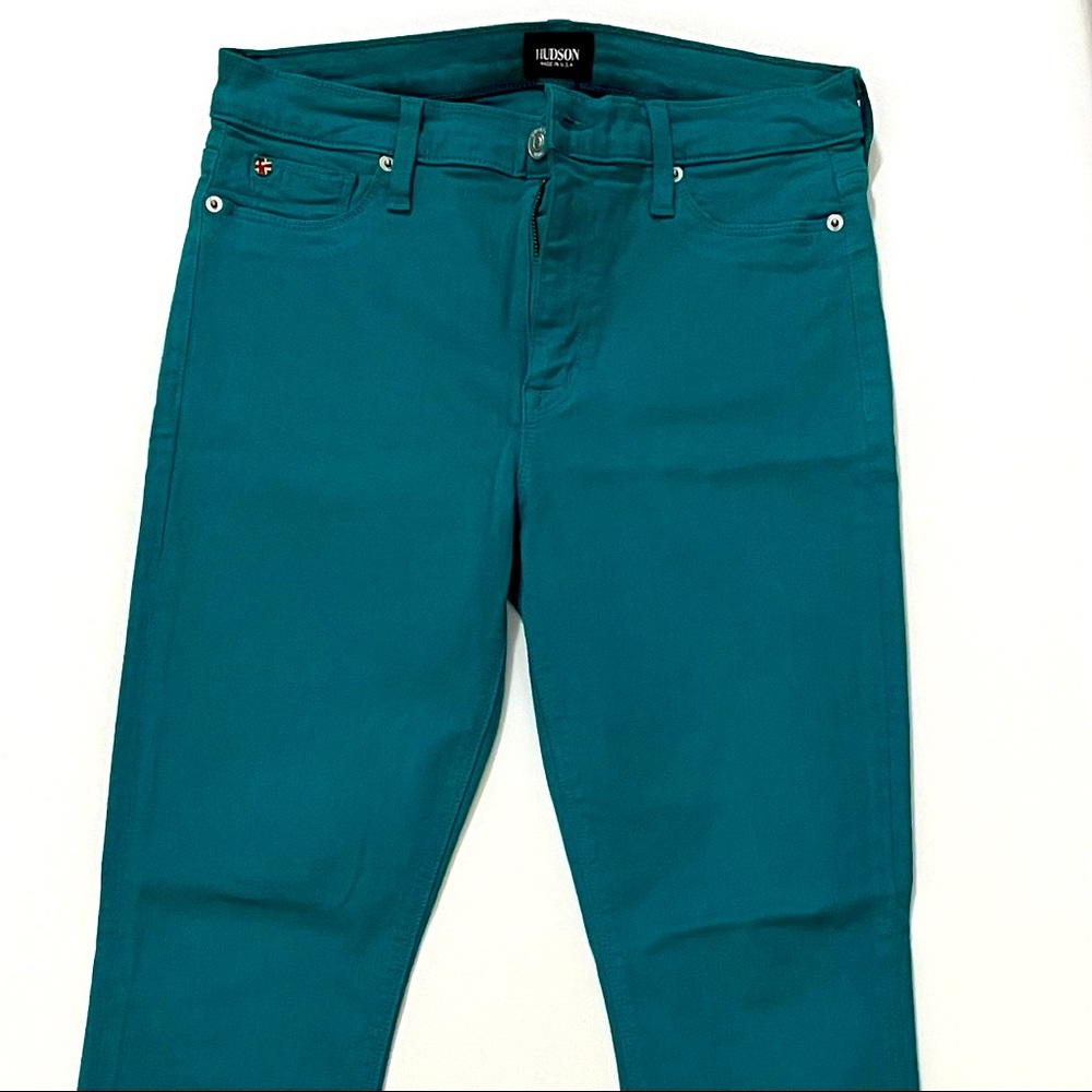 Hudson Nico Teal Super Skinny Midrise jeans - 30